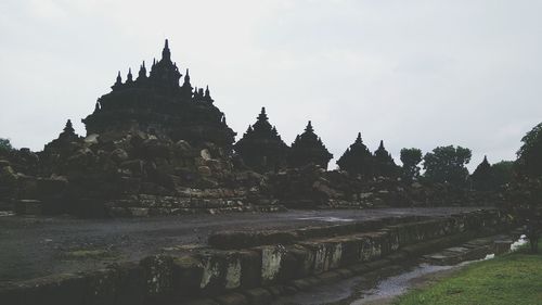 Low angle view of temple