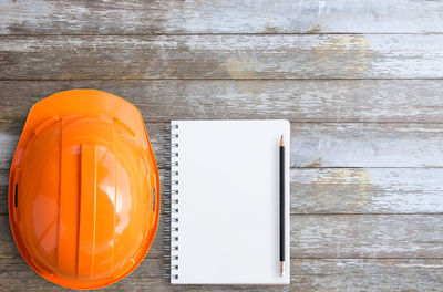 High angle view of drink on table