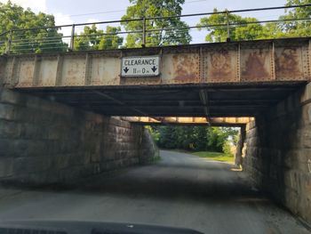 View of bridge against sky