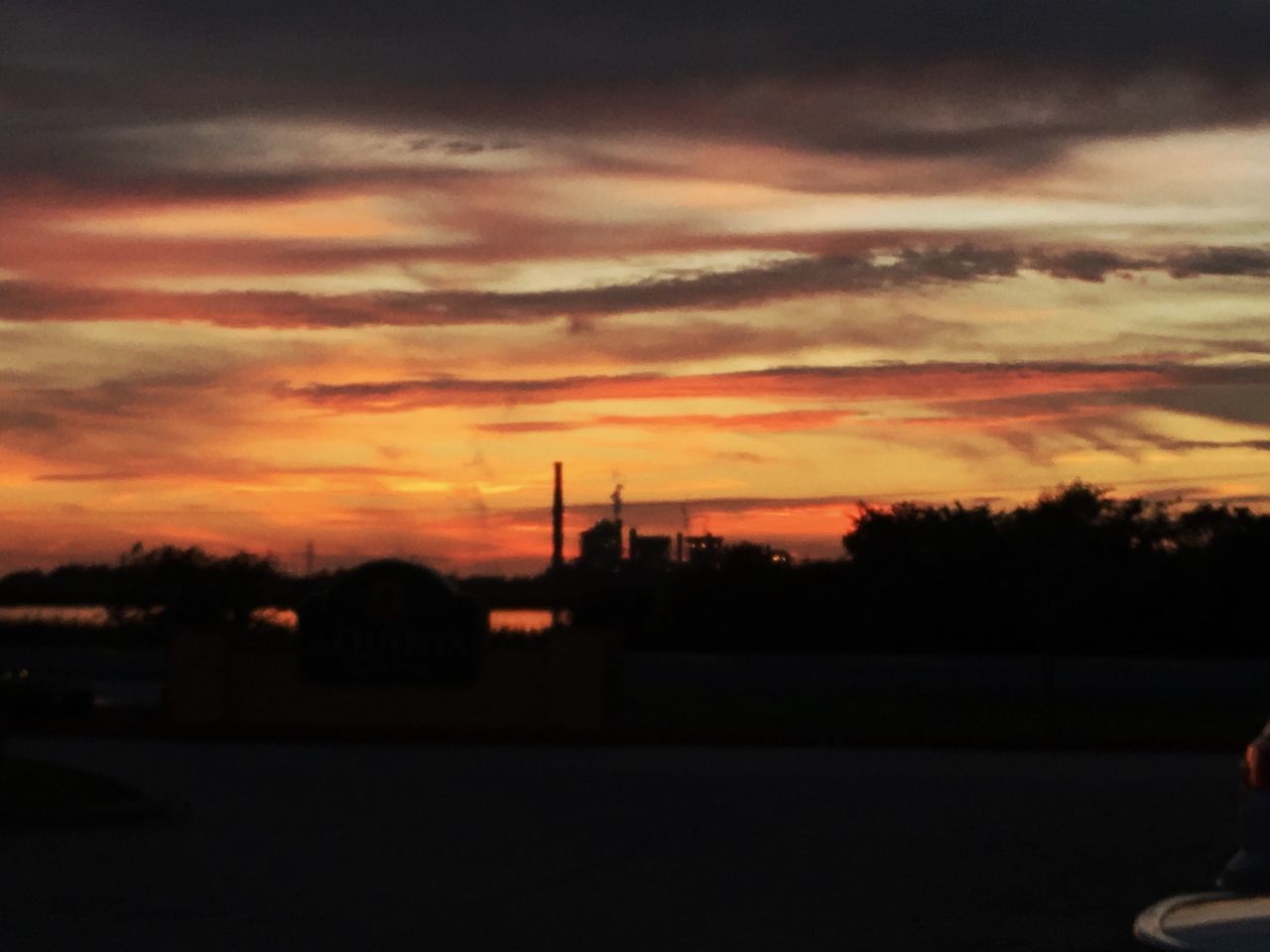 silhouette, sunset, landscape, scenics, tranquil scene, cloud, sky, tranquility, calm, beauty in nature, orange color, nature, cloud - sky, outdoors, dark, outline, majestic, no people, windmill, non-urban scene