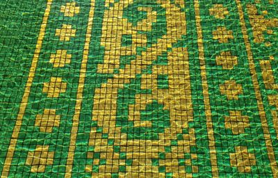 Full frame shot of patterned floor of fountain in brunei