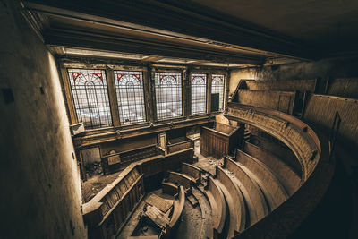 Interior of historic building