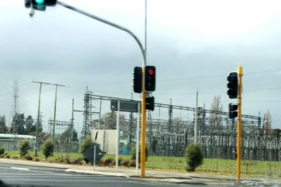 View of road against sky