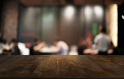 Close-up of empty seats on table