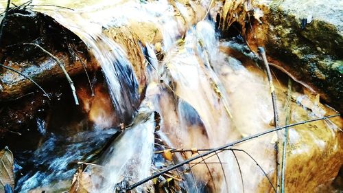 View of waterfall