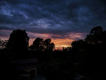 Scenic view of landscape against cloudy sky