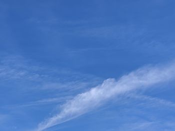 Low angle view of clouds in sky