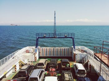 Panoramic view of sea against sky