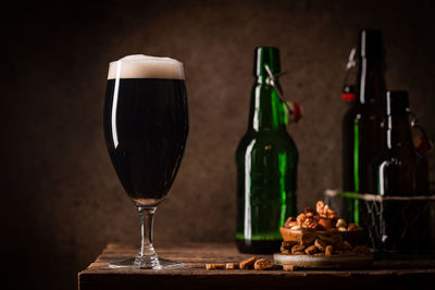 Close-up of drink on table