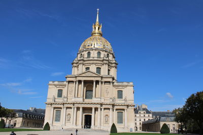 Low angle view of building against sky