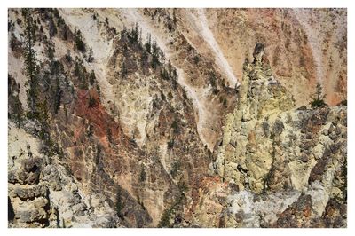 Close-up of rock formations