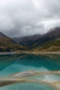 Scenic view of lake