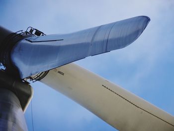 Low angle view of blue sky
