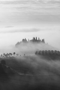 Panoramic view of landscape against sky