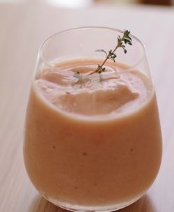 Close-up of drink on table