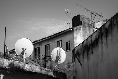 Low angle view of buildings against sky