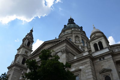 Low angle view of historical building against sky