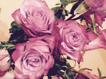 Close-up of rose bouquet