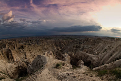 Panoramic view of landscape against sky