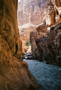 View of rocky cliff