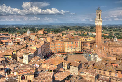 Aerial view of cityscape