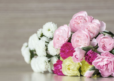 Close-up of rose bouquet