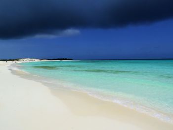 Beach in the caribbean sea, los roques, venezuela