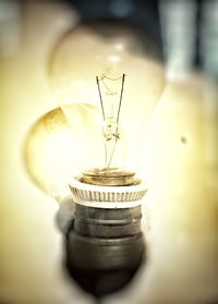 Close up of lamp