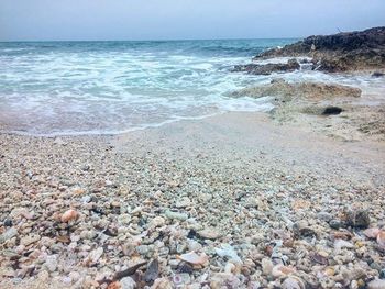 Rocks on beach