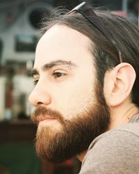 Close-up of young man