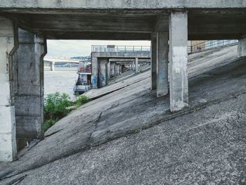 Interior of bridge