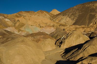 Scenic view of desert against sky