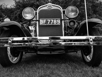 Car parked on roadside