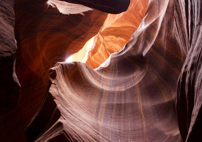 Rock formations in cave