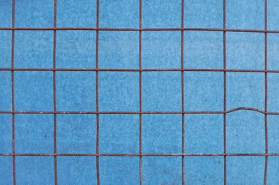 Full frame shot of tiled floor by swimming pool