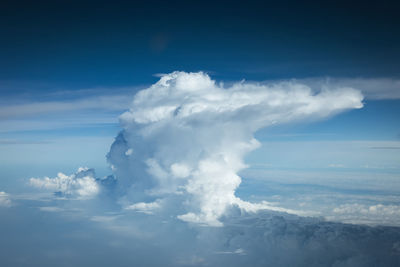 Low angle view of clouds in sky