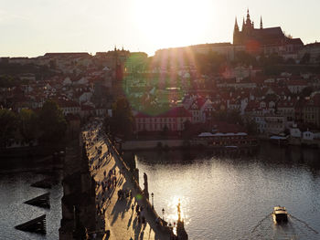 View of buildings in city