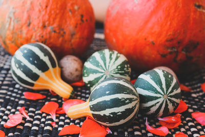 Close-up of christmas decorations