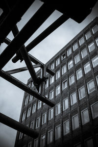 Low angle view of building against sky
