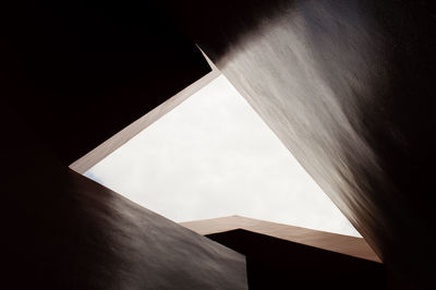 Low angle view of building against clear sky