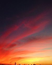 Low angle view of dramatic sky