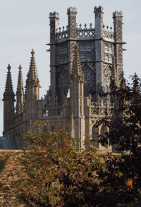 Low angle view of historical building against sky