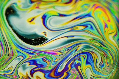 Full frame shot of multi colored water