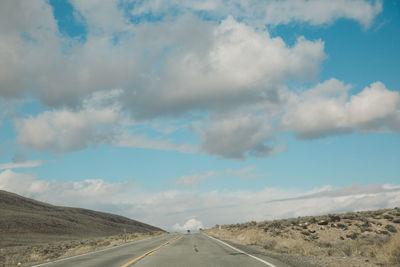 Road against sky