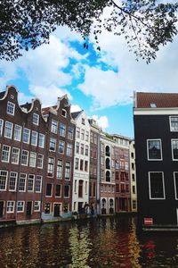 View of built structure and buildings against sky