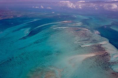 Aerial view of sea