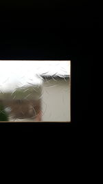 Close-up view of black background