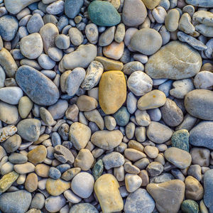 Full frame shot of pebbles