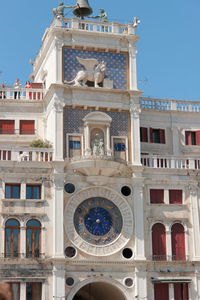 Low angle view of historical building