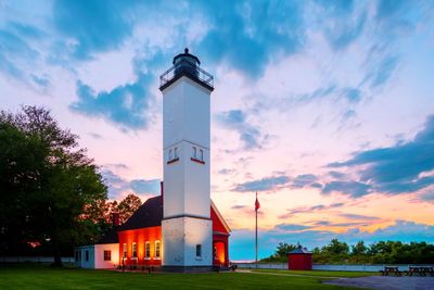 Lighthouse against sky